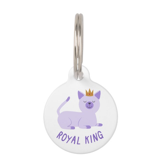 ROYAL KING Cat Pet Tag (Front)