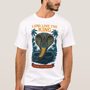 Royal King Cobra Emblem Art T-Shirt