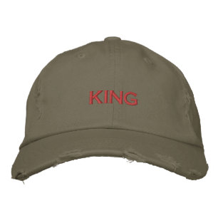 Royal KING Olive Ridge Distressed Woodland Sage  Embroidered Hat