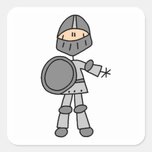 Royal Knight Square Sticker