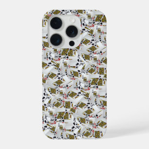 "Royal Layer: A Stack of Kings Poker Cards" iPhone 15 Pro Case