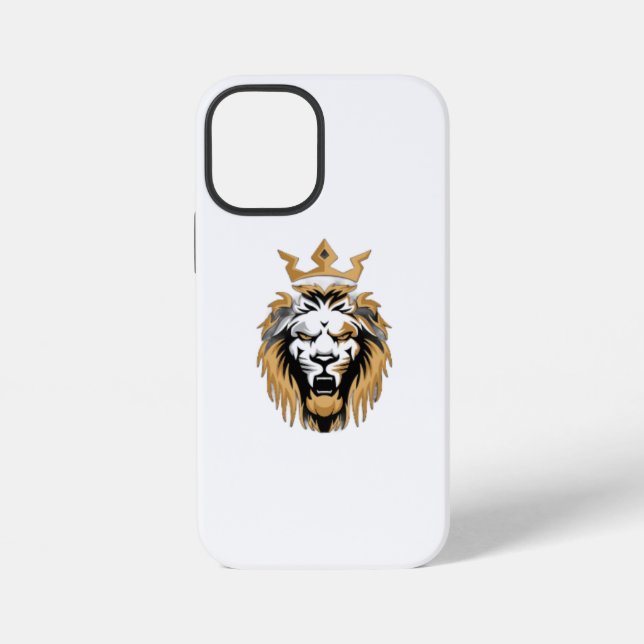 "Royal Lion Iphone Case – Bold and Majestic Design (Back)