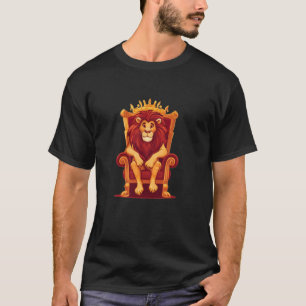 Royal Lion King with Throne Costume for Adults and T-Shirt