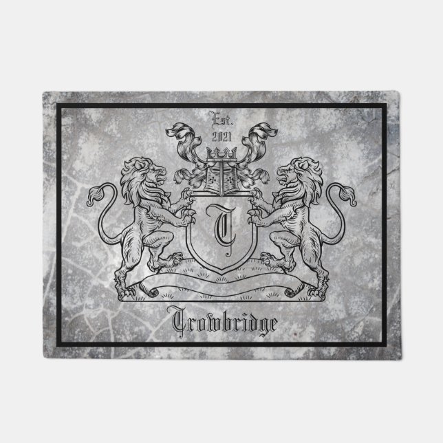 Royal Lions Crest Door Mat (Front)