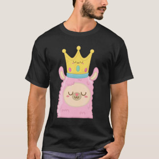Royal Llama Alpaca Boy  Girl  Kids T-Shirt