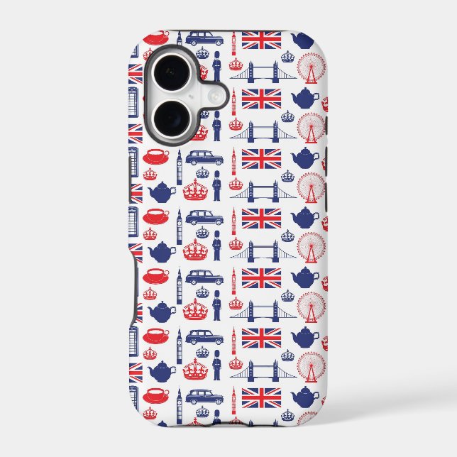 Royal London Landmarks Pattern (Back)