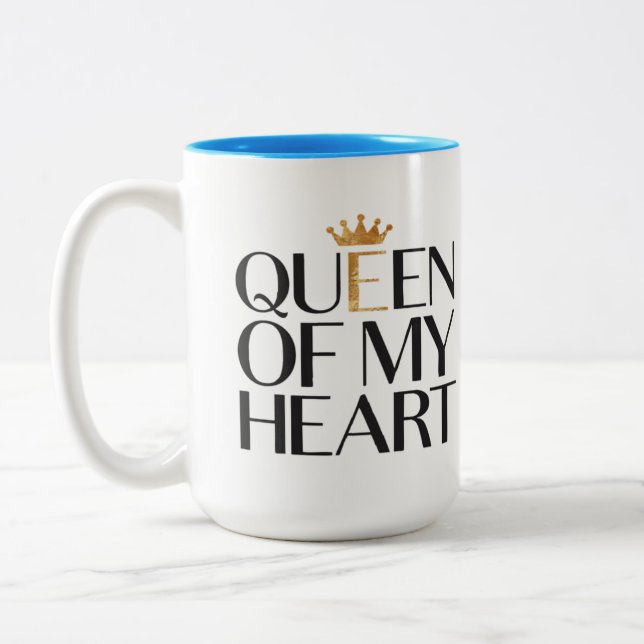 Royal Love Two-Tone Coffee Mug (Left)
