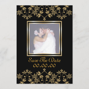 Royal Luxurious Save The Date Photo Invitations