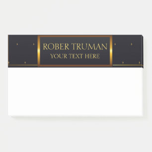 Royal Luxury Blue gold design Post-it Notes