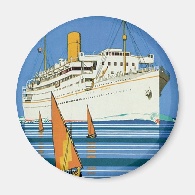Royal Mail "Atlantis Cruises" Magnet (Front)
