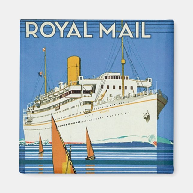Royal Mail "Atlantis Cruises" Magnet (Front)