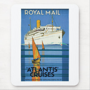 Royal Mail "Atlantis Cruises" Mouse Mat