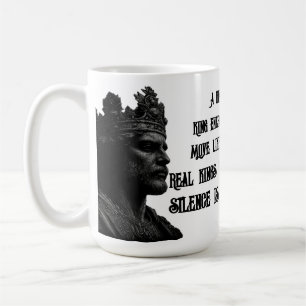 “Royal Majesty White King Mug Power Every Sip