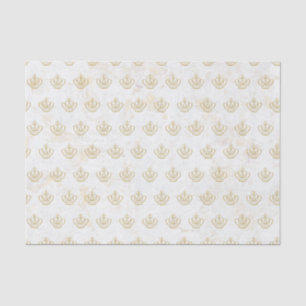 Royal Marble Gold Crown Gift Tissue Paper