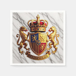Royal Marble Napkin of the Noble Stone Elegance
