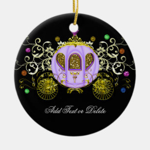 Royal Mardi Gras Carriage - SRF Ceramic Tree Decoration