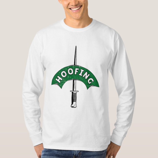 Royal Marines commando-Hoofing T-Shirt (Front)