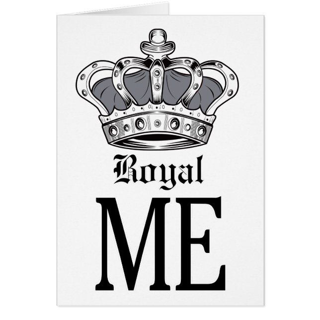 Royal Me - Grey (Front)