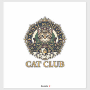 Royal Mediaeval Cat Cat Dad Gift Idea - Royal Medi