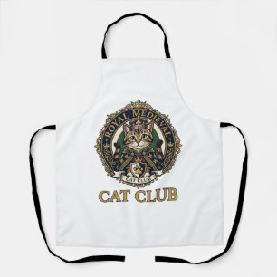 Royal Mediaeval Cat Cat Dad Gift Idea - Royal Medi Apron