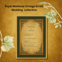 Royal Mediaeval Vintage Scroll Wedding