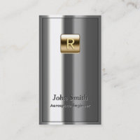 Royal Metallic Aerospace Engineer Business Card
