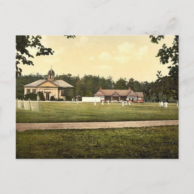 Royal Military College, cricket grounds, Sandhurst Postcard (Front)