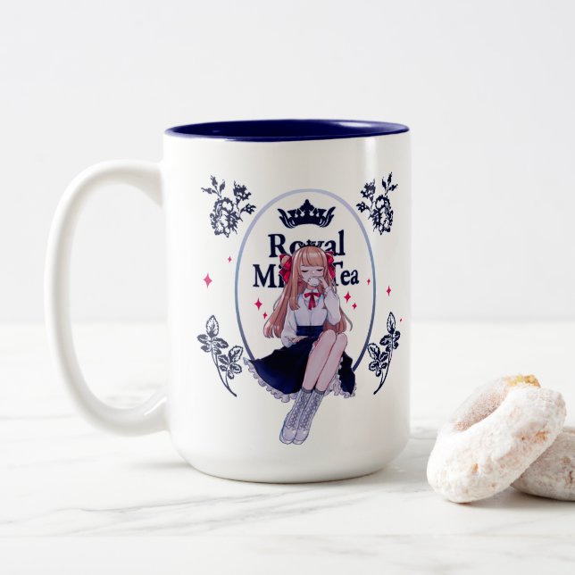 Royal Milk Tea Mug (With Donut)
