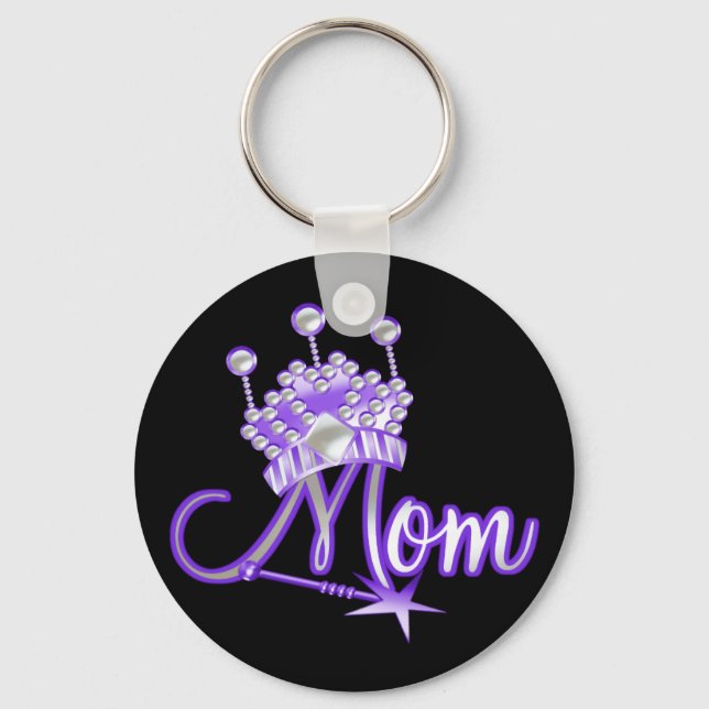Royal Mum T-shirts and Gifts Key Ring (Front)
