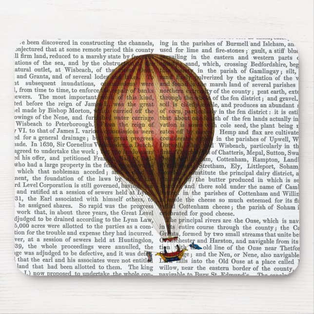 Royal Nassau Balloon Hot Air Balloon Mouse Mat (Front)