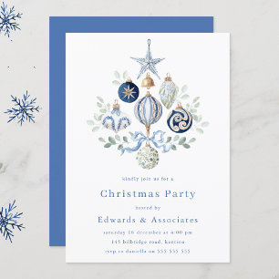 Royal Navy Modern Corporate Christmas Party Invitation