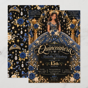 Royal Navy Quinceañera Celebration Invitation