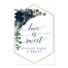 Royal Navy Wedding Sign Love Is Sweet