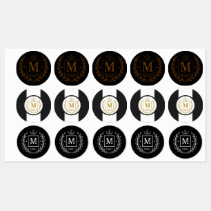 "Royal NMKY Emblem – Monogram M Crest Design"
