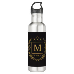 "Royal NMKY Emblem – Monogram M Crest Design" 710 Ml Water Bottle