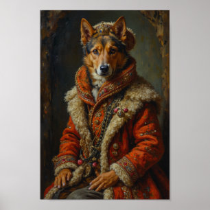 Royal Norwegian Lundehund Portrait Poster