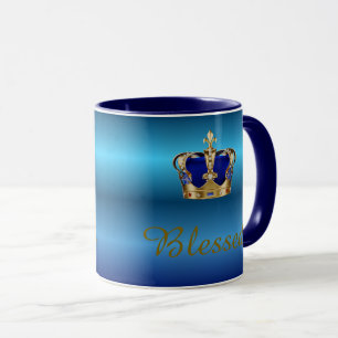 Royal ombre Mug with Crown