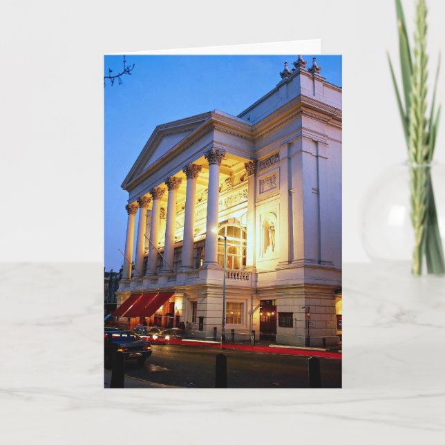 Royal Opera House, Covent Garden, London, England Card (Front)