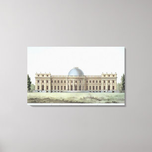 Royal Palace at Laeken, View from the Park, from ' Canvas Print