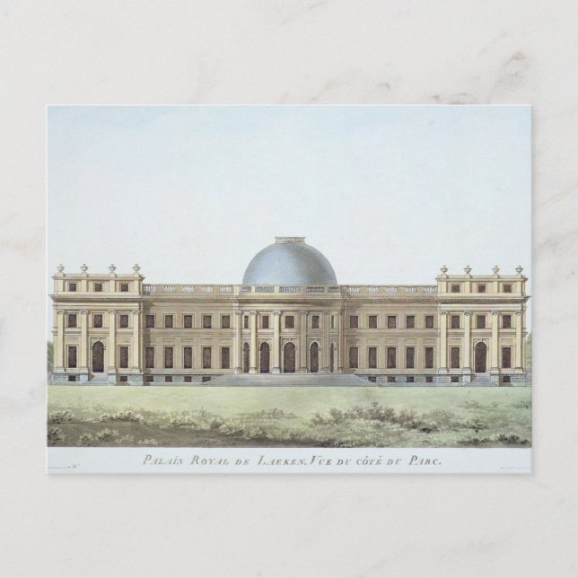 Royal Palace at Laeken, View from the Park, from ' Postcard (Front)