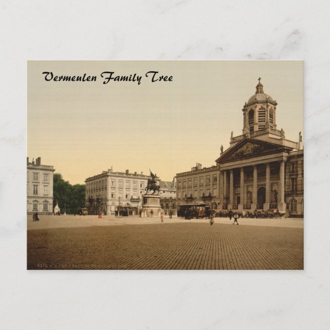 Royal Palace, Brussels, Belgium Postcard (Front)