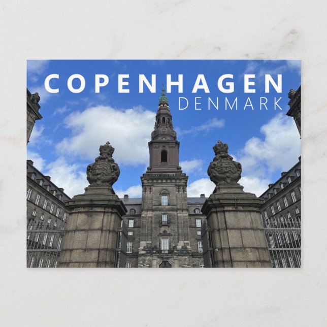 Royal Palace Copenhagen Denmark Scandinavia Modern Postcard (Front)