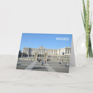 Royal Palace, Madrid Card