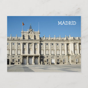 Royal Palace, Madrid Postcard
