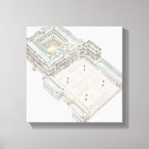 Royal Palace. Madrid Spain Canvas Print