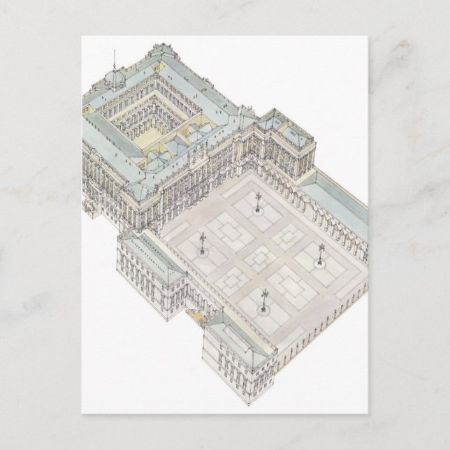 Royal Palace. Madrid Spain Postcard (Front)