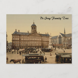 Royal Palace & New Church, Amsterdam, Netherland Postcard