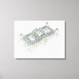 Royal Palace of El Pardo. Madrid Spain Canvas Print