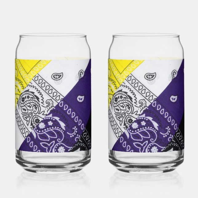 Royal Palace Print Can Glass Set (Front)