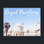 Royal Pavilion Brighton England TRAVEL Postcard<br><div class="desc">Hello! Hope you like this photo I took! Feel free to add your own text and check my shops for more!</div>